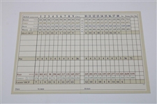 Bernard Langer Signed TPC Twin Cities Scorecard w/'2009' & '2012' JSA ALOA