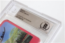 Mark O'Meara Signed 1998 Masters Tournament SERIES Badge #S00437 Beckett Authentic