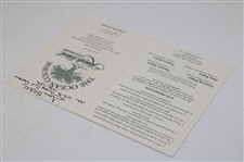 Dave Stockton Signed Ryder Cup at Kiawah Island Ocean Course Scorecard JSA ALOA