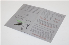 Annika Sorenstam Signed Kingsmill Scorecard - Site of Final LPGA Victory JSA ALOA