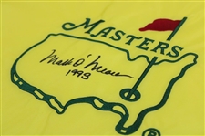 Mark O'Meara Signed Undated Masters Embroidered Flag w/'1998' JSA #AX87954