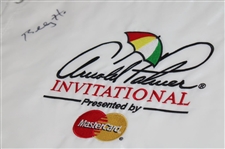 Billy Horschel Signed Arnold Palmer Invitational White Embroidered Flag JSA ALOA
