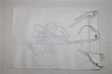 Arnold Palmer Signed Arnold Palmer Invitational White Embroidered Flag JSA ALOA