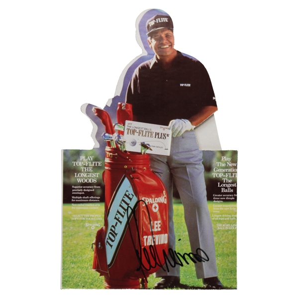 Lee Trevino Signed Top Flite Golf Ball Ad JSA ALOA