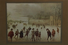 Donald Ross’ Owned Signed Print 'A Golfers Gallery Of Old Masters' - Framed JSA ALOA