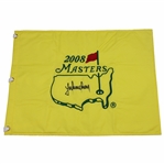 Trevor Immelman Signed 2008 Masters Tournament Embroidered Flag JSA ALOA