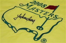 Trevor Immelman Signed 2008 Masters Tournament Embroidered Flag JSA ALOA