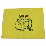 Adam Scott Signed 2013 Masters Tournament Embroidered Flag JSA ALOA