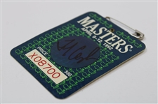 Fred Couples Signed 1992 Masters Tournament SERIES Badge #X08700 JSA ALOA