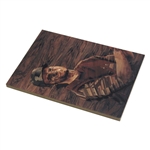Marquetry Portrait of Bernhard Langer Print on Board by Tony Jacklin - WGHoF Collection