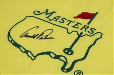 Arnold Palmer Signed Undated Masters Tournament Embroidered Flag - JSA ALOA