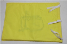 Arnold Palmer Signed Undated Masters Tournament Embroidered Flag - JSA ALOA