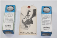 Lee Trevino Signed 1971 SI Magazine & 1968 US Open Ticket w/(2) Sleeves Trevino Signature Golf Balls JSA ALOA