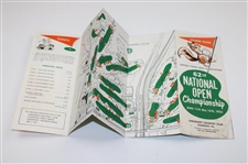 Jack Nicklaus US Open Lot incl. 1962 Course Guide from 1st Win & Signed Cut JSA ALOA