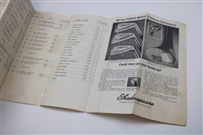 Jack Nicklaus US Open Lot incl. 1962 Course Guide from 1st Win & Signed Cut JSA ALOA