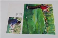 Jack Nicklaus US Open Lot incl. 1962 Course Guide from 1st Win & Signed Cut JSA ALOA