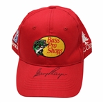 Gary Player Signed Red Champions Tour Bass Pro Shops Hat JSA ALOA