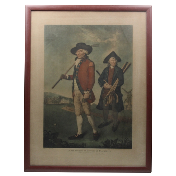 The Blackheath Golfer Print by Lemuel Francis Abbott - Framed