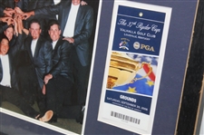 Framed 11x14 2008 Winning United States Ryder Cup Team - with Ticket to Event