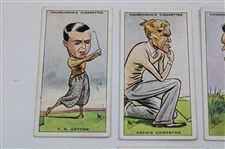 Ten (10) W. A. & A. C. Churchman Prominent Golfers Cards