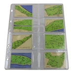 1936 John Player & Sons Complete Set (25) Championship Golf Courses Cards