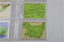 1936 John Player & Sons Complete Set (25) Championship Golf Courses Cards