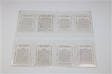 1936 John Player & Sons Complete Set (25) Championship Golf Courses Cards