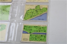 1936 John Player & Sons Complete Set (25) Championship Golf Courses Cards