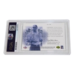 Tiger Woods Signed 2002 SP Game Used Golf Tiger Woods Card PSA GEM MT 10 AUTO 8