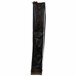 Vintage Black Leather Golf Bag