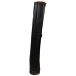 Vintage Black Leather Golf Bag