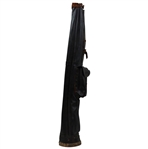 Vintage Black Leather Golf Bag