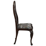 Classic Golf Themed Upholstered Fabric Dining Room Table Chair