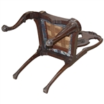 Classic Golf Themed Upholstered Fabric Dining Room Table Chair