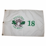 1989 US Open at Oak Hill C.C. White Screen Flag - Curtis Strange Winner