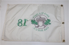 1989 US Open at Oak Hill C.C. White Screen Flag - Curtis Strange Winner