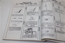 1992 'Golf Club U.S. Patents Condensed (1894-1940) Golf Patent Scrapbook' by Robert Smith