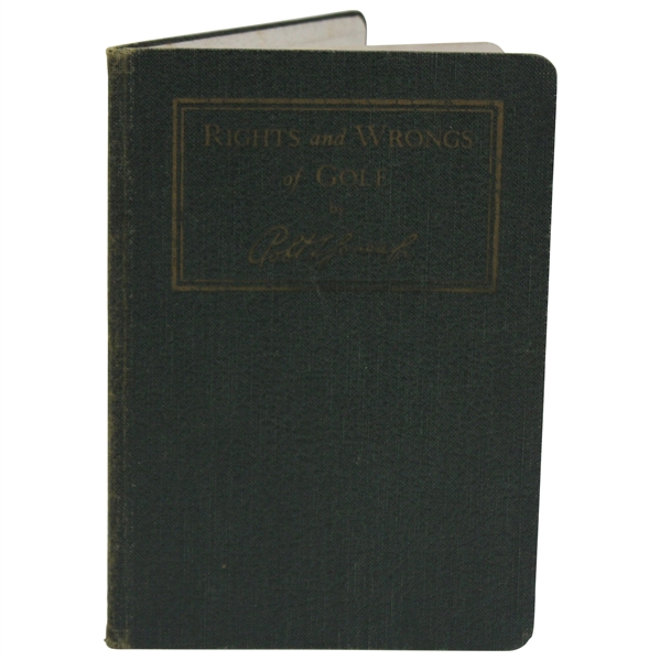 1935 Rights And Wrongs Of Golf By Robert T. Jones Jr.