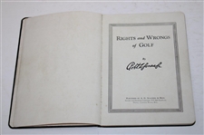 1935 'Rights And Wrongs Of Golf' By Robert T. Jones Jr.