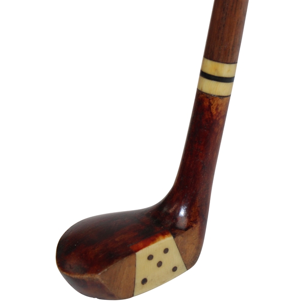 Circa 1900S Fancy Face Wood Head Walking Stick