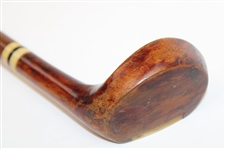 Circa 1900'S Fancy Face Wood Head Walking Stick