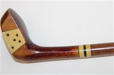Circa 1900'S Fancy Face Wood Head Walking Stick