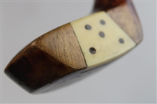 Circa 1900'S Fancy Face Wood Head Walking Stick