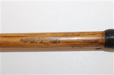 c.1910's C.J. Klees Fancy Face Wood Shaft Brassie w/ Waverly Horton Shaft Stamp