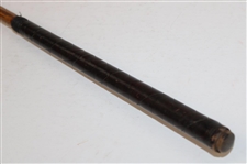c.1910's C.J. Klees Fancy Face Wood Shaft Brassie w/ Waverly Horton Shaft Stamp