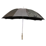 1950- 1960 Royal Golf Club Black Umbrella, Walking Stick Silver Plated Putter 