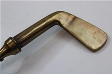 1950- 1960 Royal Golf Club Black Umbrella, Walking Stick Silver Plated Putter 