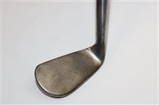 1900's Hand Forged Smooth Face Lofter Walking Stick