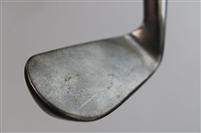 1900's Hand Forged Smooth Face Lofter Walking Stick