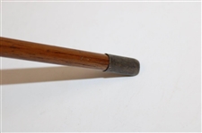 1900's Hand Forged Smooth Face Lofter Walking Stick